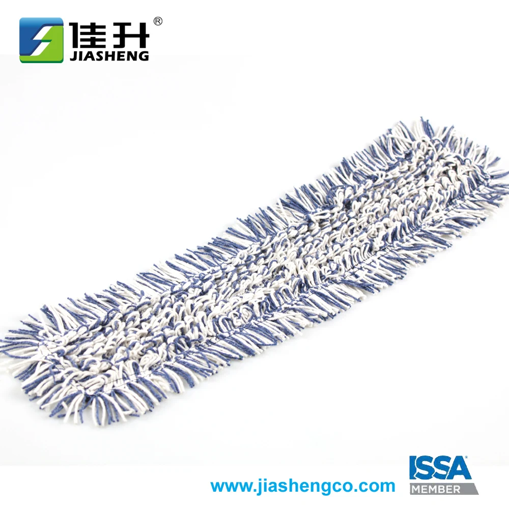 Euro Clean Microfiber Mop Replacement Head/Pad with Hook and Loop Fastener Fits Flat Mop For Professional Cleaning