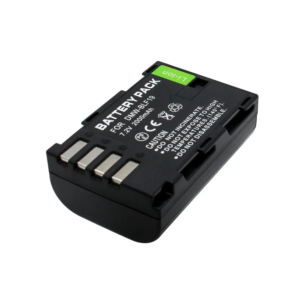 Lithium-ion battery DMW-BLF19E For Panasonic DMC-GH3 GH3A u007FGH3K GH3AGK GH3GKu007F GH3H GH4 dslr camera