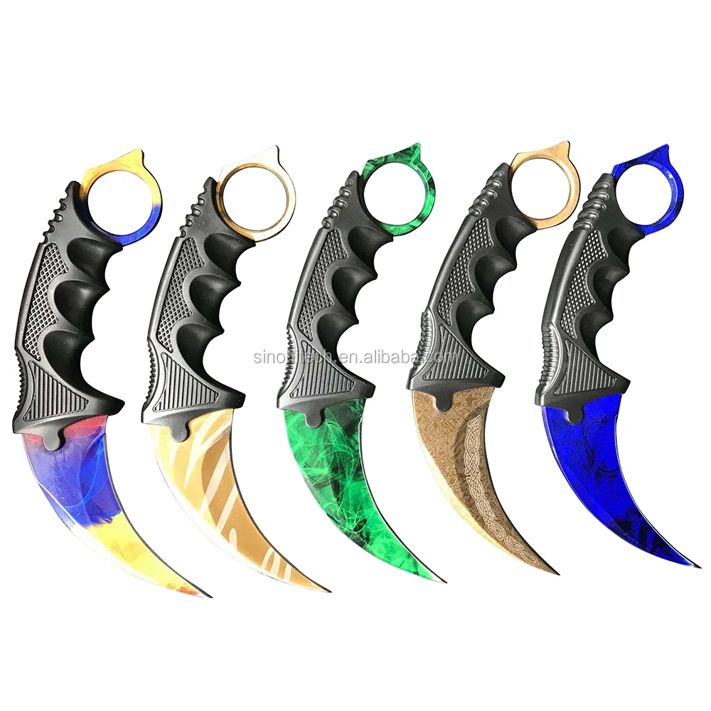 На складе! CS GO игры керамбитовый нож для когтеобразного ножа ЛОР/мрамор выцветает от фабрики