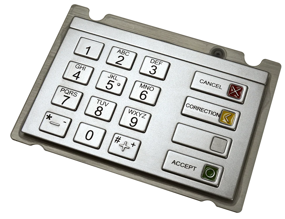 Justtide EPP PCI5.0 certified ATM PIN PAD metal encrypted pin pad keyboard atm