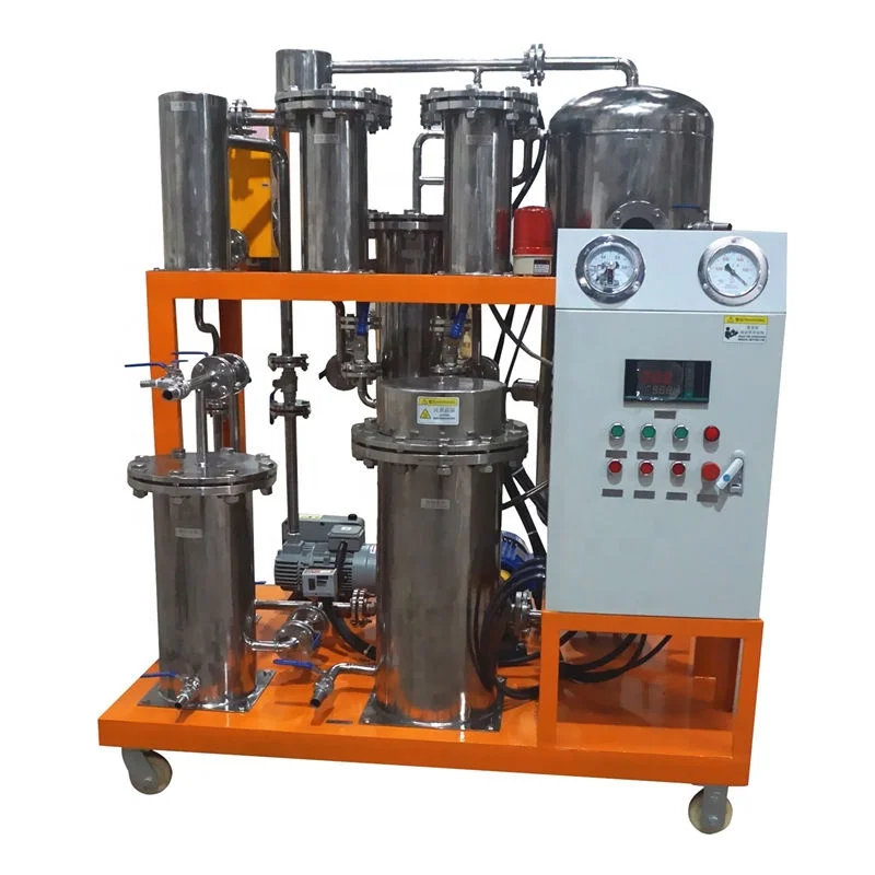 Stainless Steel Vacuum Cooking Oil Purification Machine, Used Edible Oil Purifier, Cooking Oil Recycling Machine