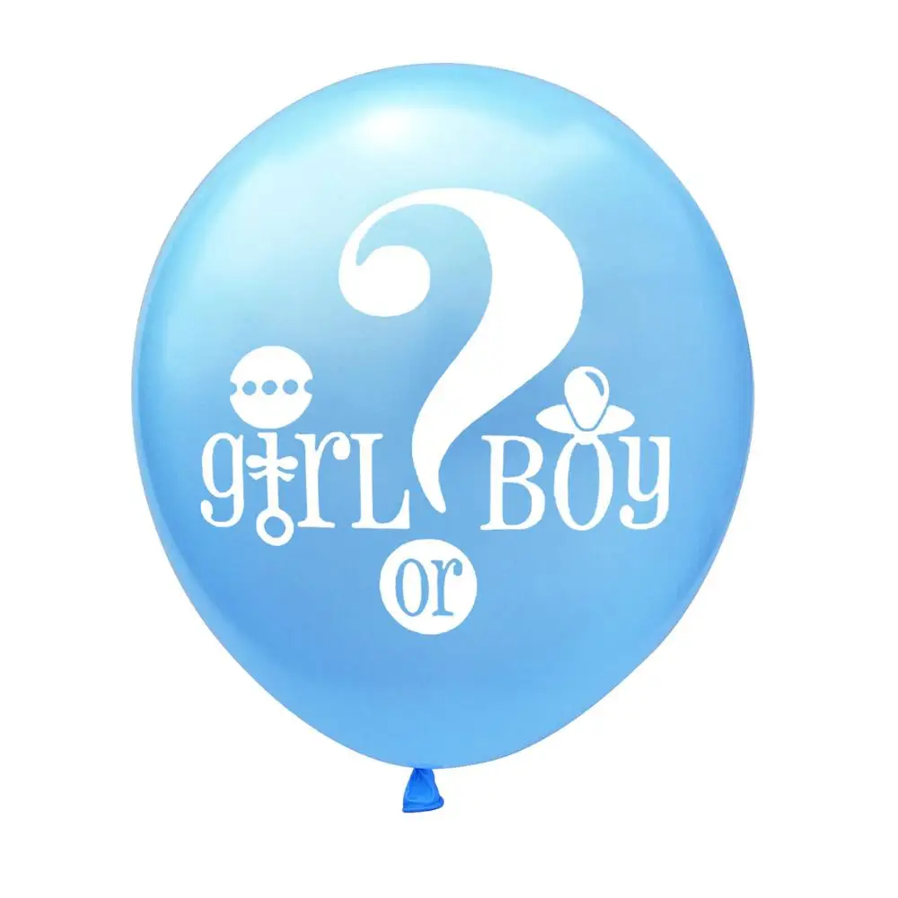 12 Inch Blue/Pink Baby Shower Party Decorations Supplies Gender Reveal Balloons