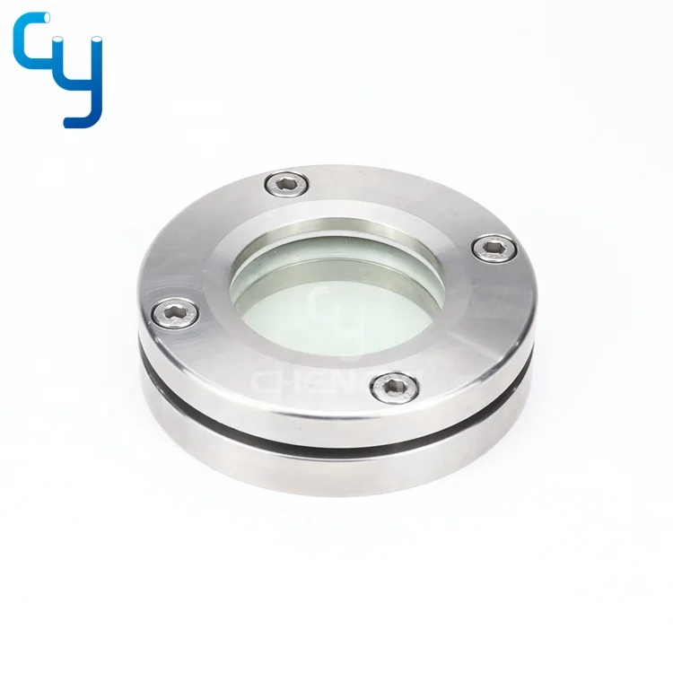 Factory price sanitary stainless steel flanged sight glass for tank and vessel