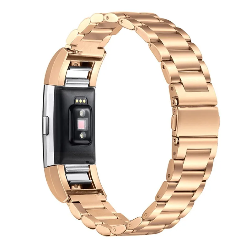 Watch Strap For Fitbit Charge 2 Band Stainless Steel Wristband Strap Replacement Genuine Metal for Fitbit Charge 2 Bracelet Band