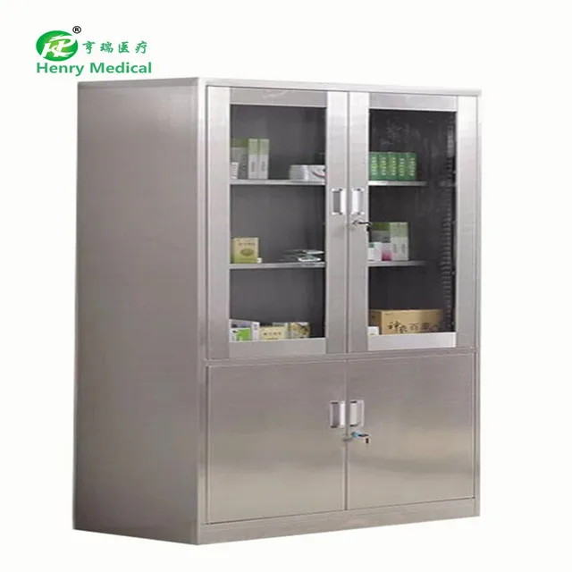 Hospital equipment medical stainless steel medical cabinet instrument cabinet