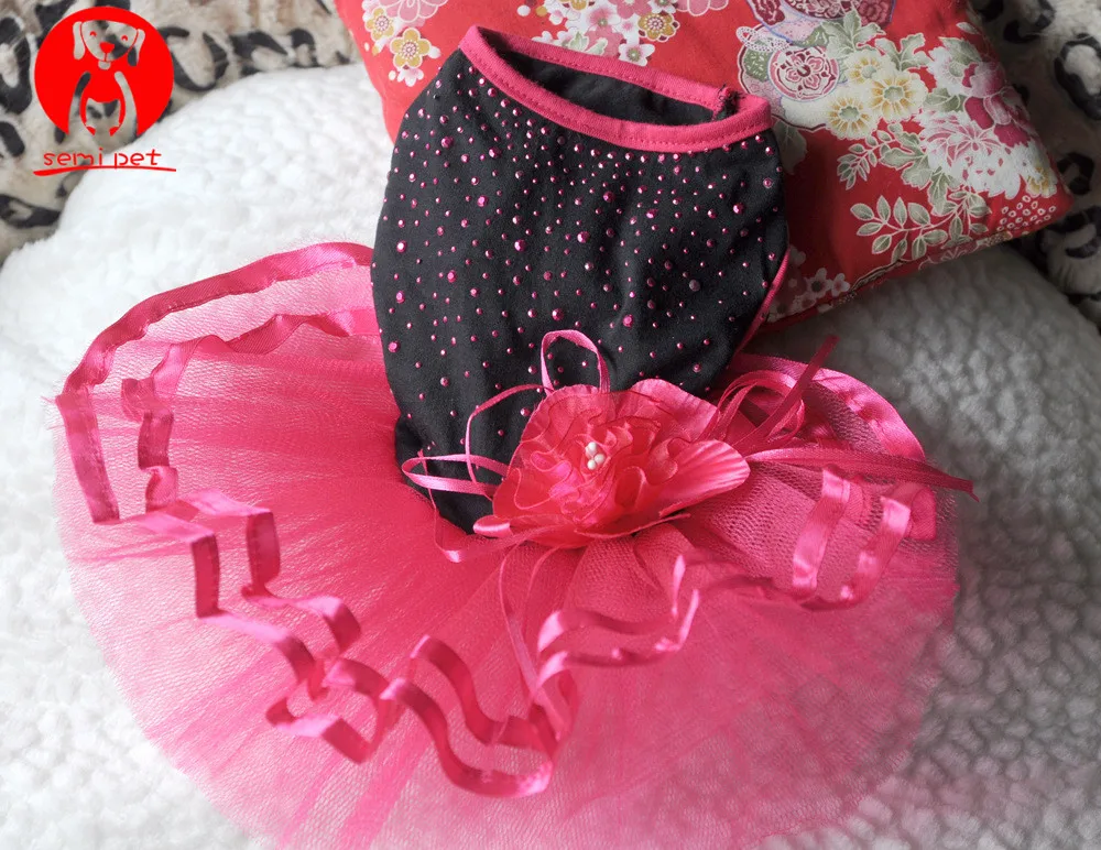 Summer Dog Dress Pet Dog Clothes for Small Dog Wedding Dress Skirt Puppy Clothing Spring Fashion Jean Pet Clothes