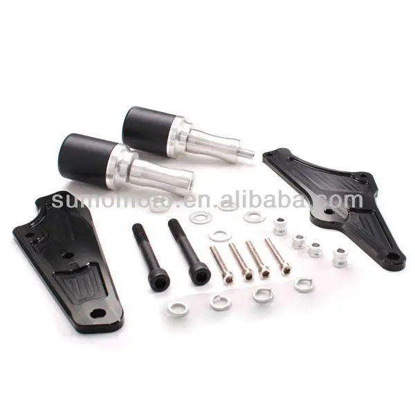 CBR500R Delrin No Fairing Cut Crash Protector Frame Sliders for Motorcycle 750-3210