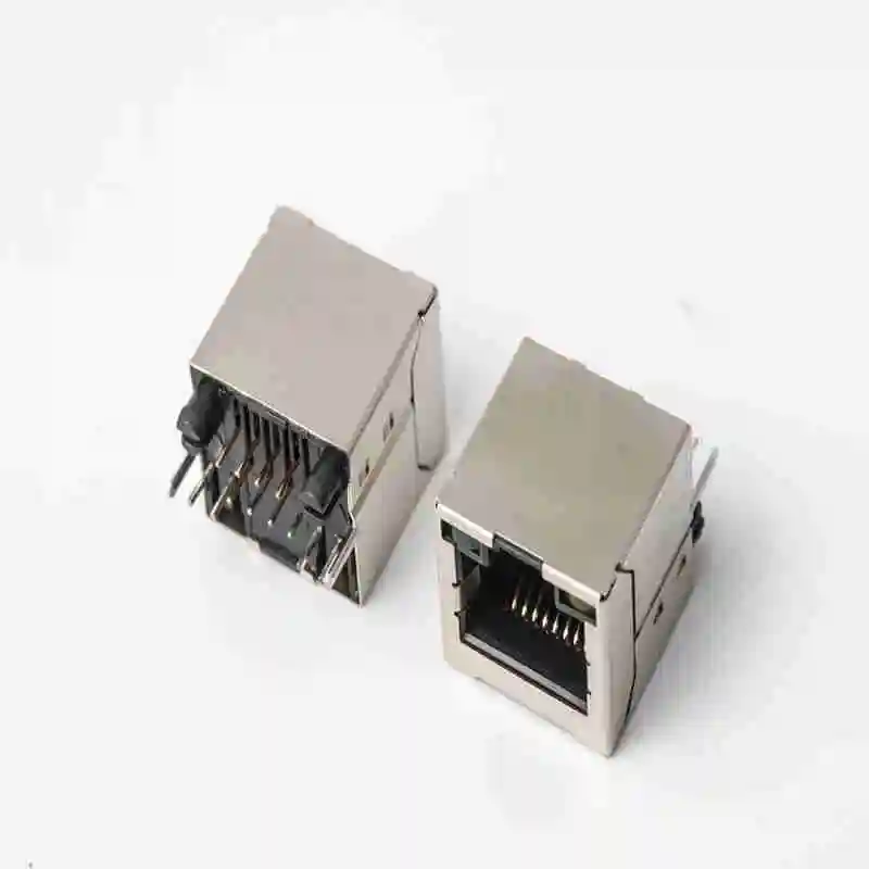 6p6c (RJ11, RJ12, RJ14, RJ25) 90 Angle (Right) Unshielded Cat3 Jack Modular Connector