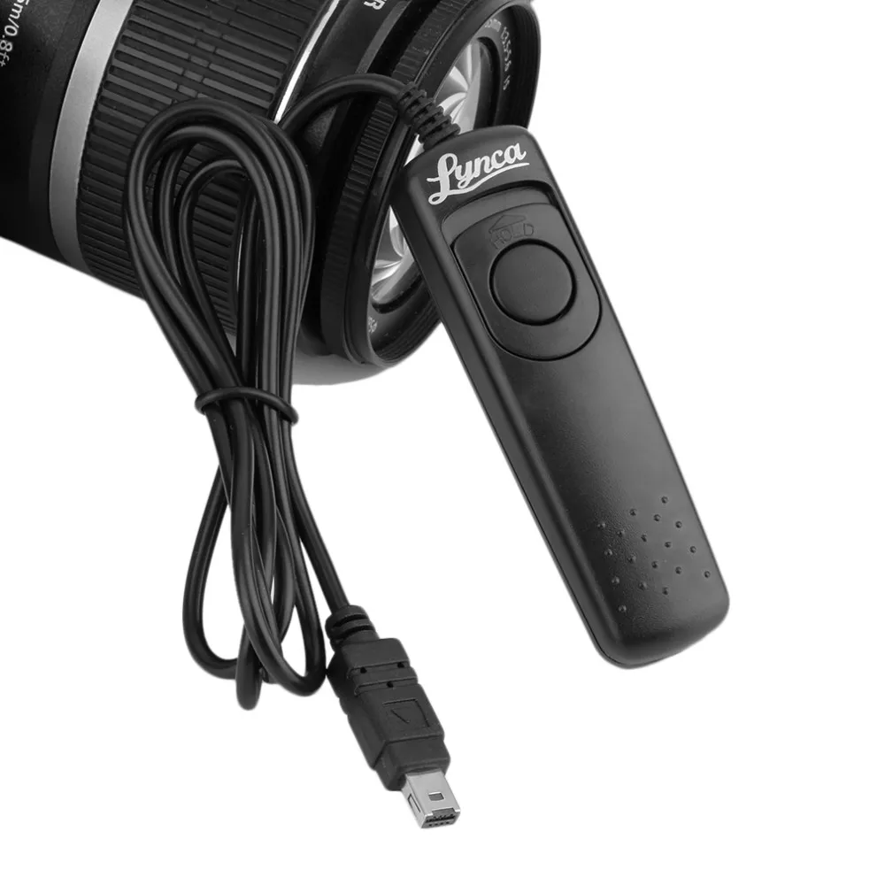 Затвор спуск с кабелем электронного управления и разъемом для быстрого извлечения переключатель с ДУ с проводным управлением и автоматическим контроллер для Nikon D90 D3100 камеры; Оптовая продажа; Цвет Черный