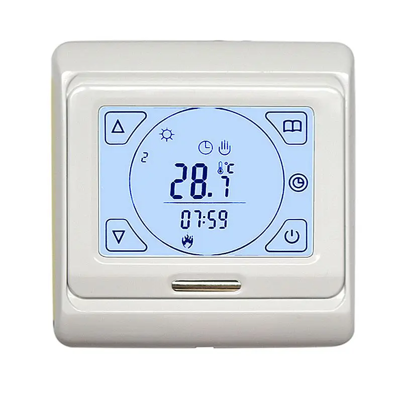 6 период программируемый термостат электрический подогрев пола