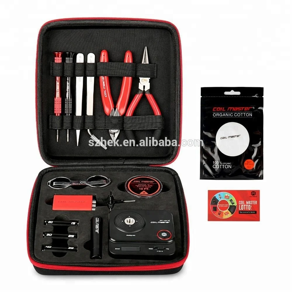  100% оригинальный набор Coil Master DIY V3 2018 новейший с 521 Mini V2 самый популярный инструментов для вейпа лучшая сделка-все CoilMaster в
