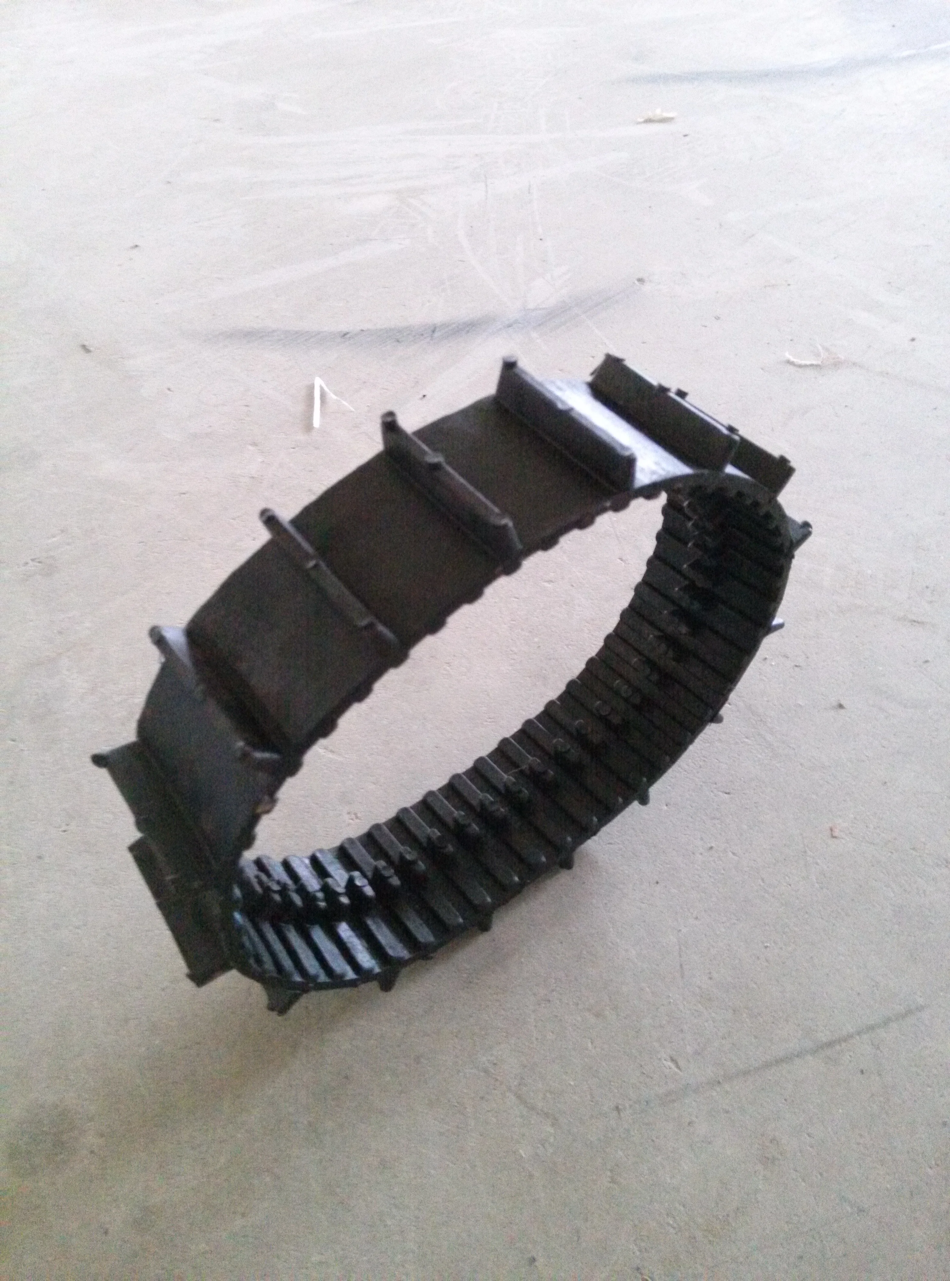 JQ-B Small rubber track width 60mm for lawn mower undercarriage parts