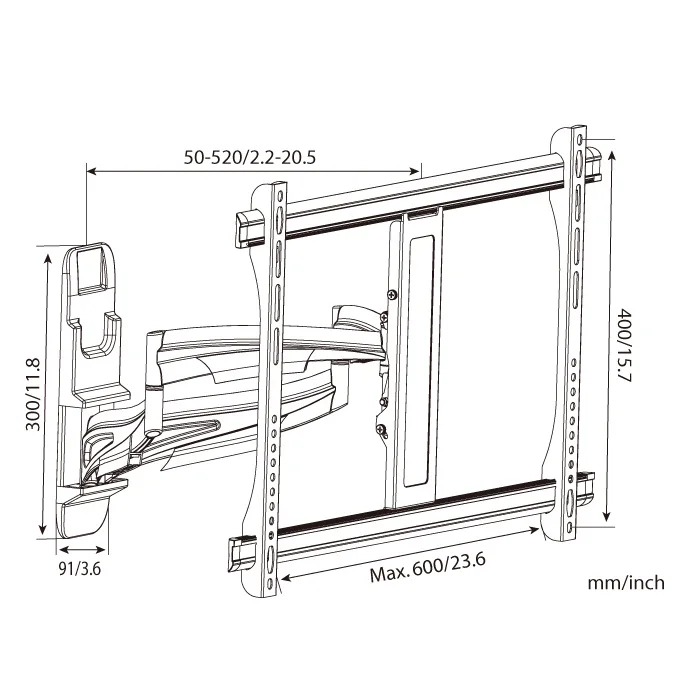 VM-LT25M F-06 2014New Anti-Theft TV Маунт