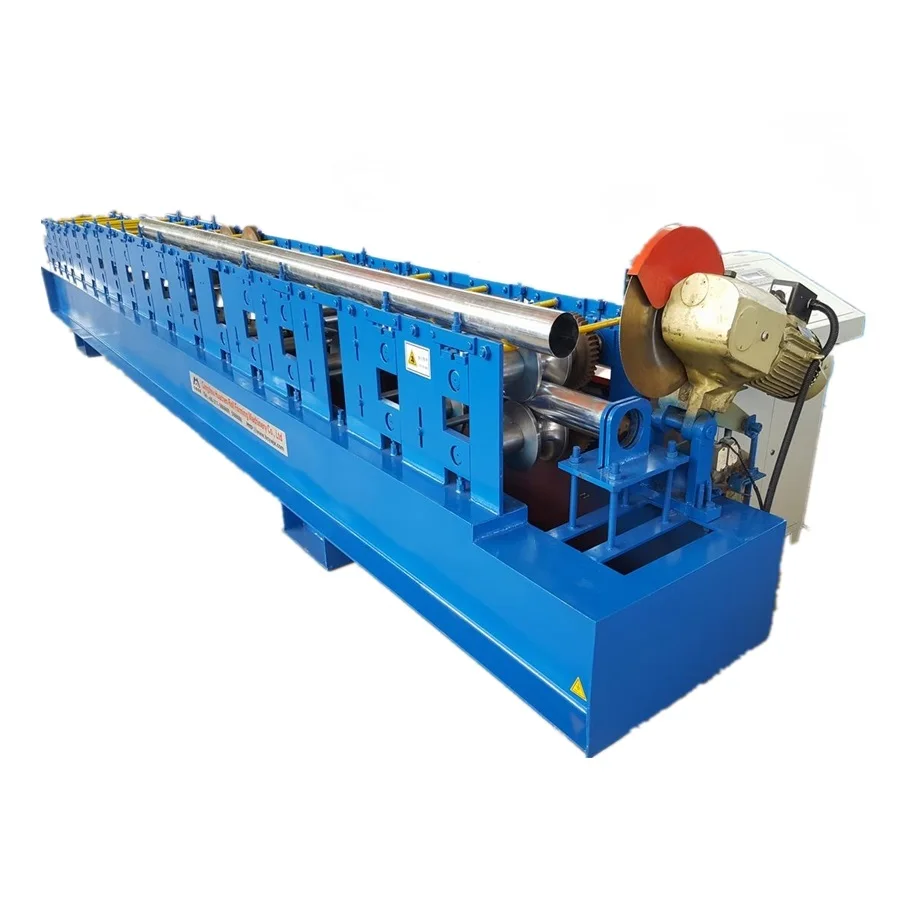 Round downspout roll forming machine Flying Saw