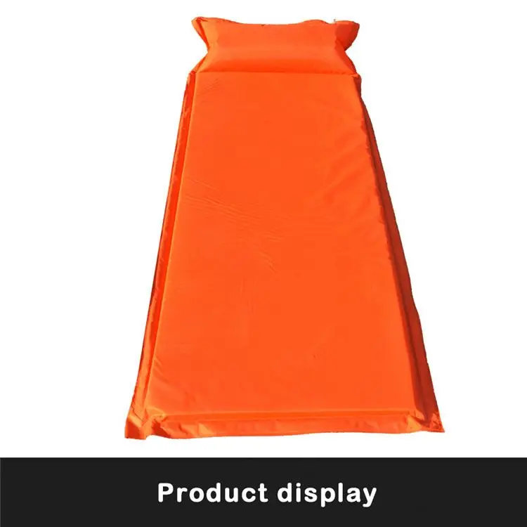 
Folding mini single air camping mattress with pillow inflatable air cushion for outdoor 