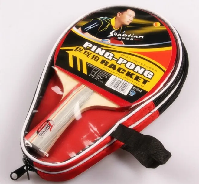 
high quality rubber ping pong paddle racket/wooden table tennis set racket bat wholesale price 