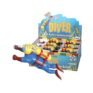 Wind Up Bath Time Toy Scuba Diver for kids