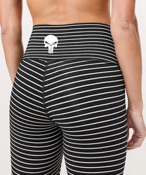 Womens yoga pants fitness The Punisher Skull printed high waisted workout leggings