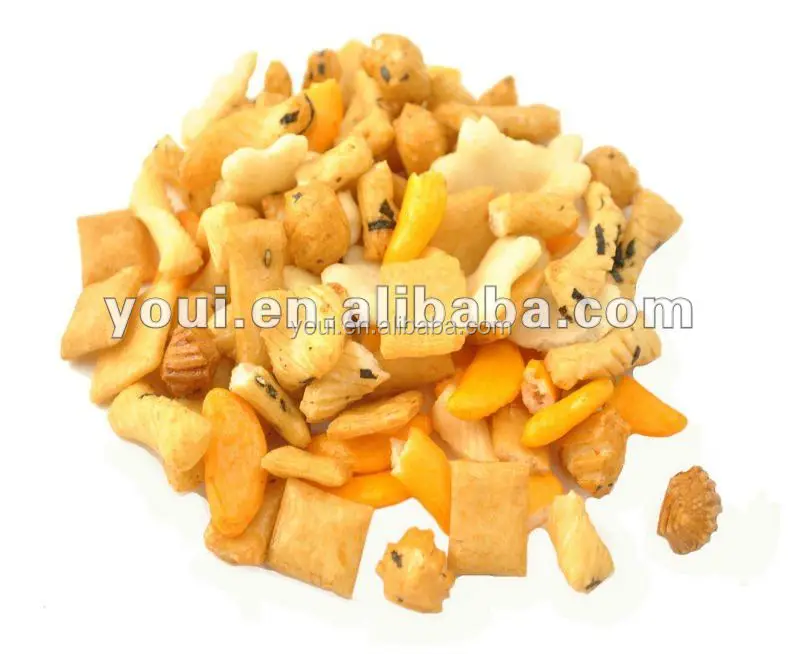 Green Wasabi Rice Crackers