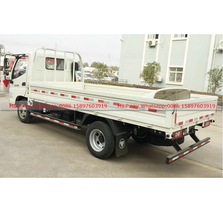 China Petrol Gasoline Engine Light Cargo Truck Mini Foton Vehicles for Sales