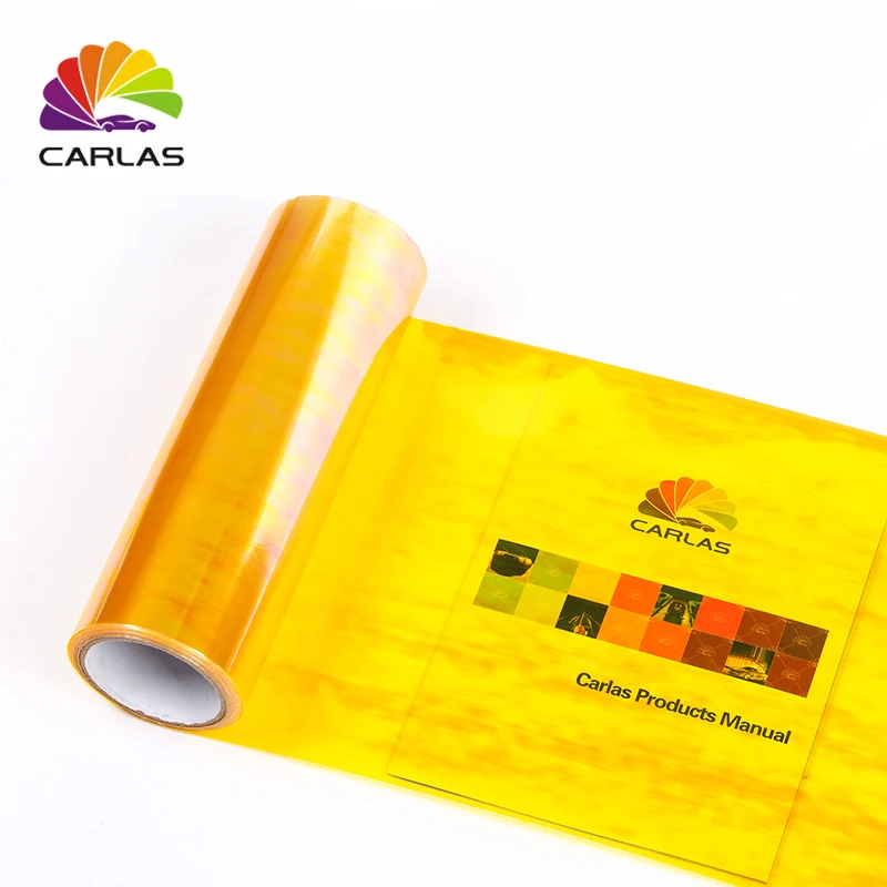 30cm*10m Photochromic/Rainbow Color Protective Lamp Film Chameleon Car Wrap Vinyl Led Headlights Car Headlight Tint Film