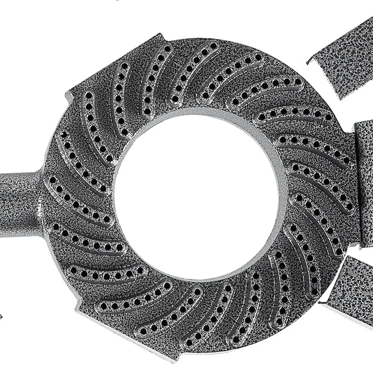 BBQ Cooking Iron Stove Light Weight With Cast Iron Burner Garden Grill