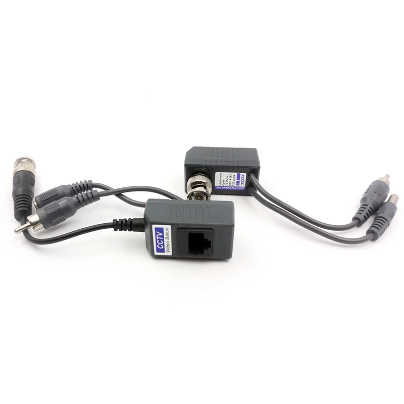 YJS-1201AVP 1CH Passive HD Video/Audio/Power Multi-function 3 in 1 Video Balun HD-CVI/AHD/TVI/CVBS