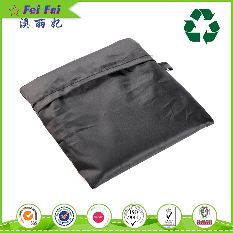 wholesale brand RPET nylon foldable recycle reusable shopping bag with logo