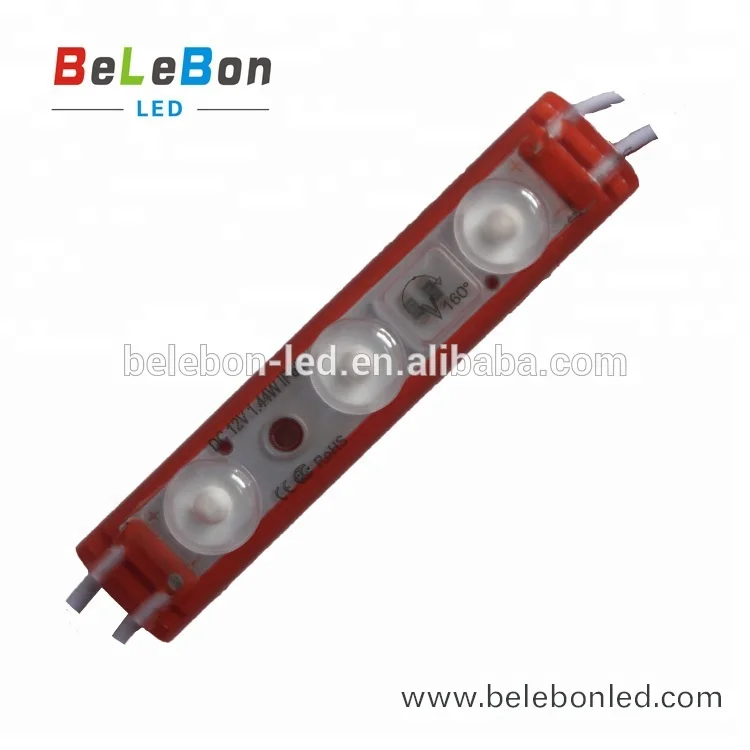 DC12V 3 светодиода 1 44 Вт 160 градусов Водонепроницаемая ip67 наружная линза для переднего магазина Витрины Магазина светодиодная модульная