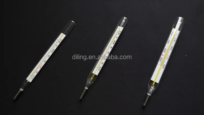 Плоский овал подмышки использования меркурий жидкое стекло медицинские термометры