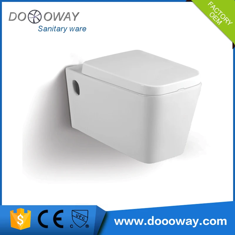 Modern rimless sanitary ware rimless wall hung female urinal toilet