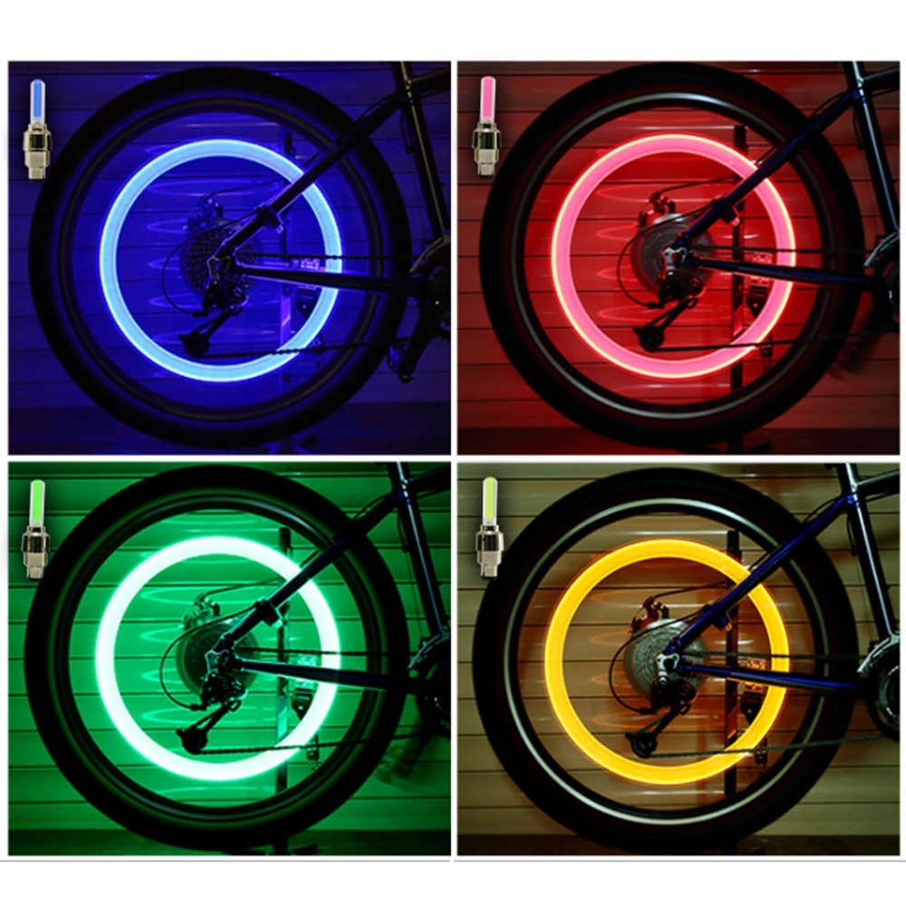 ALONEFIRE BL004 Cool Motion Activated Red blue yellow green LED Wheel Lamp Bicycle light Cycling safety lamp Bike Motorcycle Car