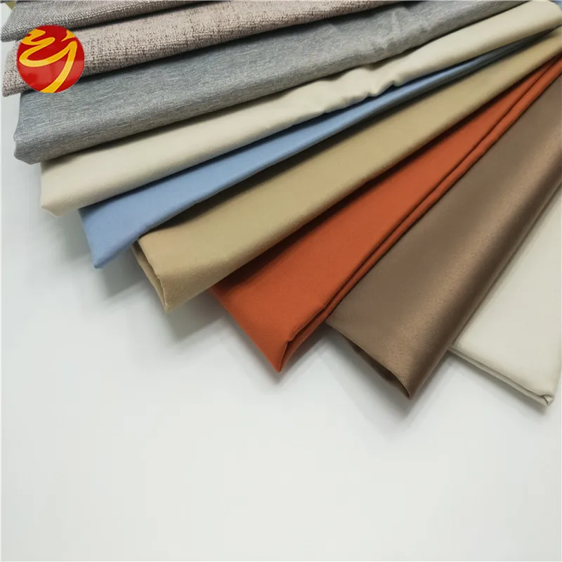 
Low Price 3 Pass Coating Fire Resistance Blackout Fabric For Making Curtains 