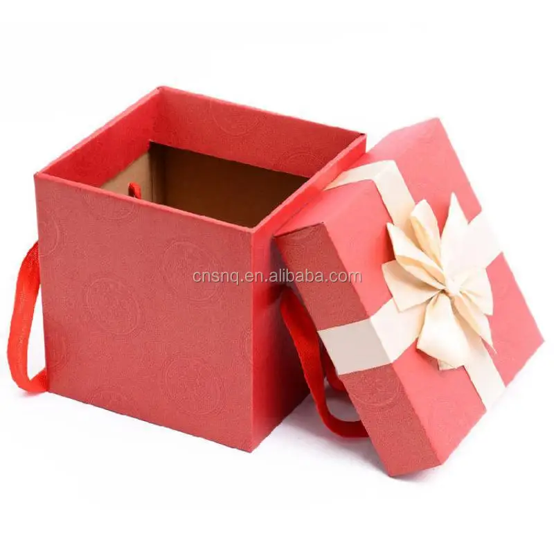 
S&Q Leatherette Paper Gift Box for Luxury Jewelry and Watch Packaging 