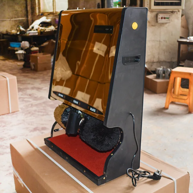 Автоматическая полировальная машина для обуви с монетами, машина для очистки обуви, небольшая полировальная машина для обуви, сделано в Китае