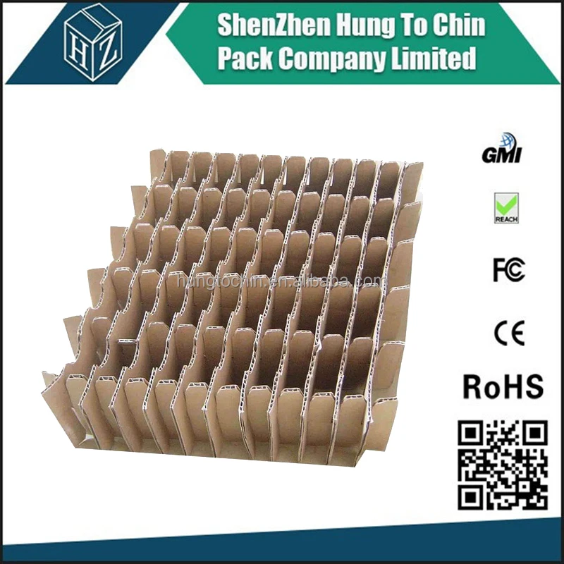China supplier Cardboard box 3-Layer E-Flute Corrugated partition