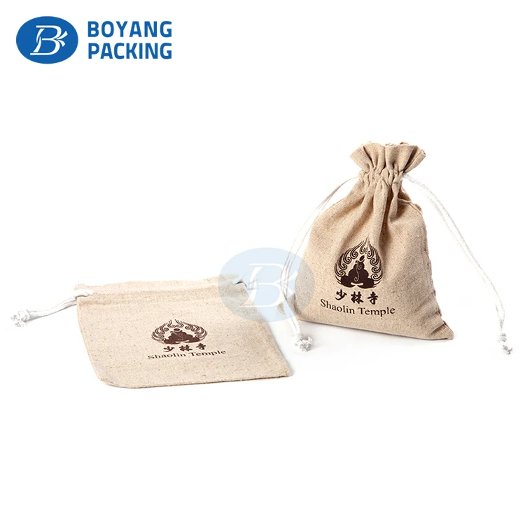 
Manufacturers Quality Natural Fabric gift hemp Pouch Jute Draw string Bag with window 