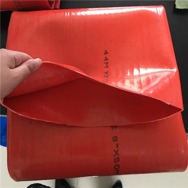 4 inch water pump flat hose,high pressure pipe ,lay flat irrigation hose