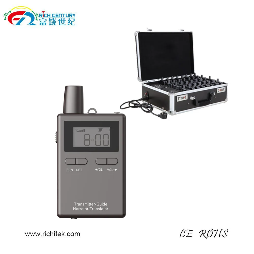 Качество Звука UHF 796-865 МГЦ Беспроводной Тур или Аудио-Гид для Конференции от Прямого Завода