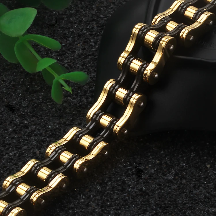 Cool Moto locomotive rider gift for men jewelry stainless steel bracelet