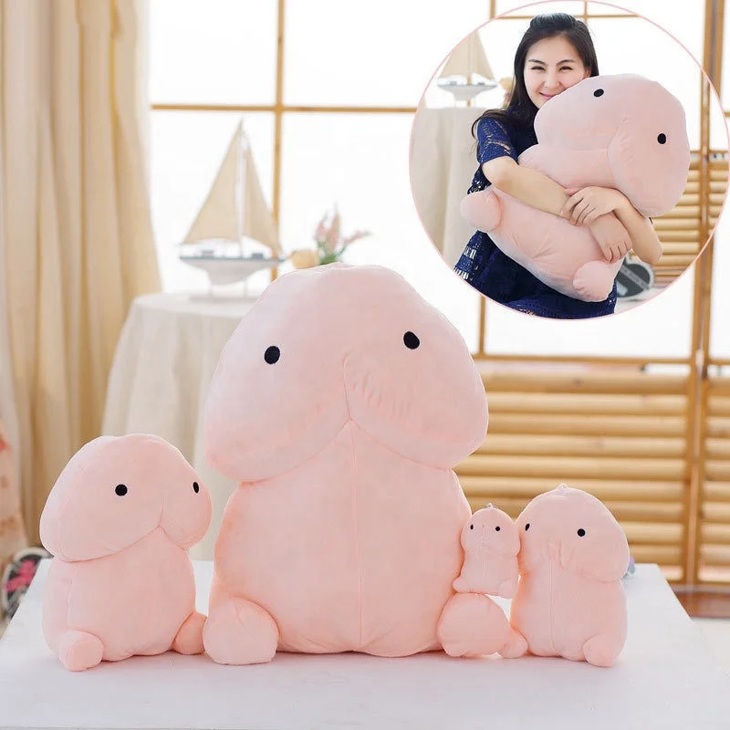 
High Quality Funny Kawaii Penis Plush Toy Lovely Gift Stuffed Soft Doll Pillow Cushion 