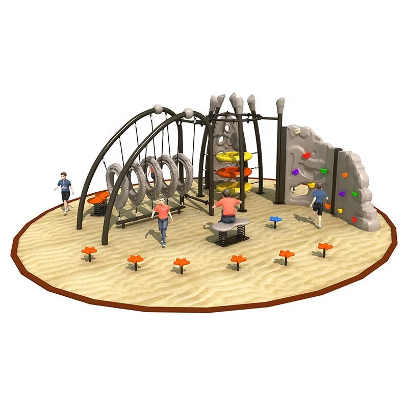 Playground Physical Training Climbing Slide Game Structure Sets Preschool Amusement Park Outdoor Children Plastic Playground