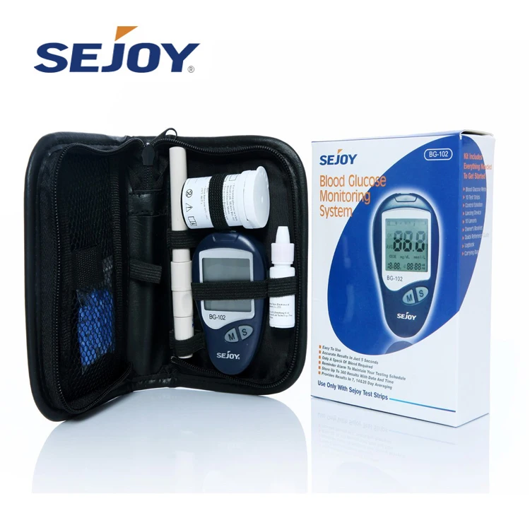 Высокое качество, низкая цена, машина для тестирования уровня сахара в крови при диабете, включает тест-полоски для определения сахара в крови