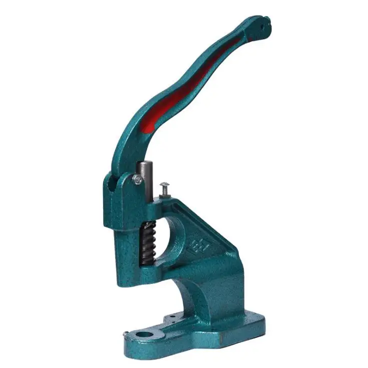 Iron Hand press semi automatic manual eyelet punching machine and grommet snap button machine