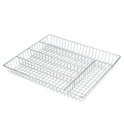 Utensil Organizer Cutlery Tray Collection Appliances Kitchen Drawer Dividers Storage Holder Iron Mesh Cutlery Rack