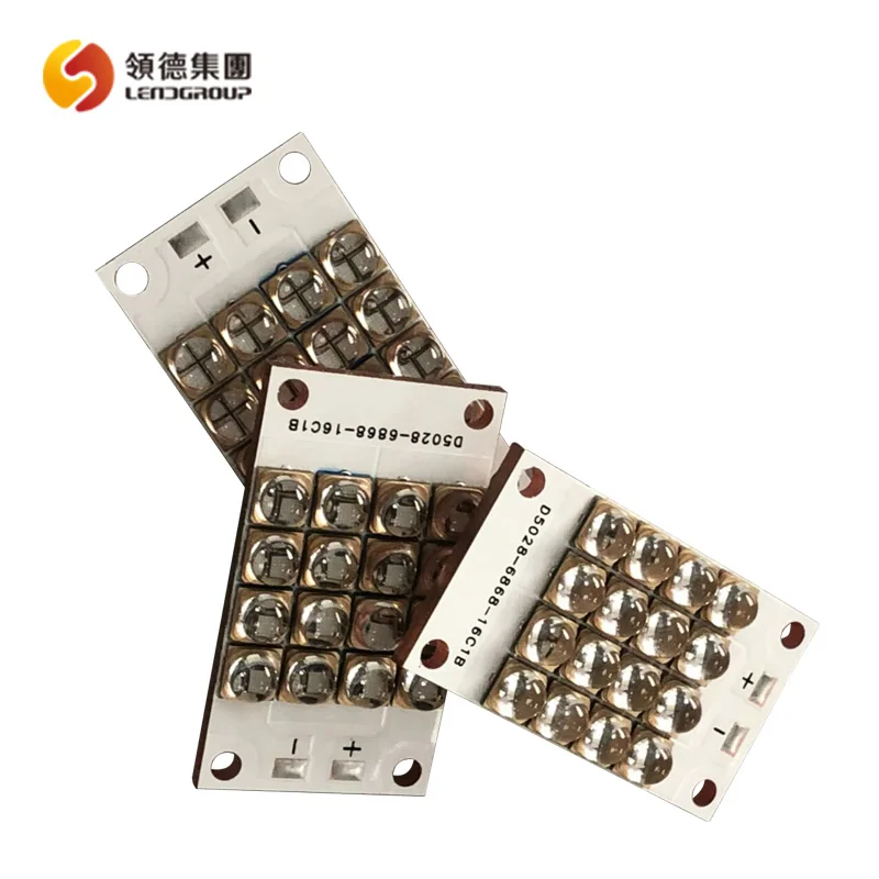 High quality uv copper board smd 6868 led module curing offset machine 200w 365nm 385nm 395nm 405nm 420nm
