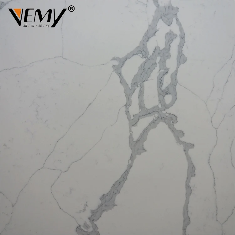 
Realistic style of white artificial quartz stone 