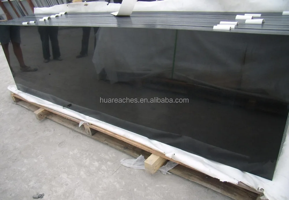 Wholesale china mongolian Polishing absolute black granite tile and slab price