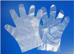 HDPE Clear Plastic Polythene Kitchen Waterproof Household Disposable Food PE Gloves