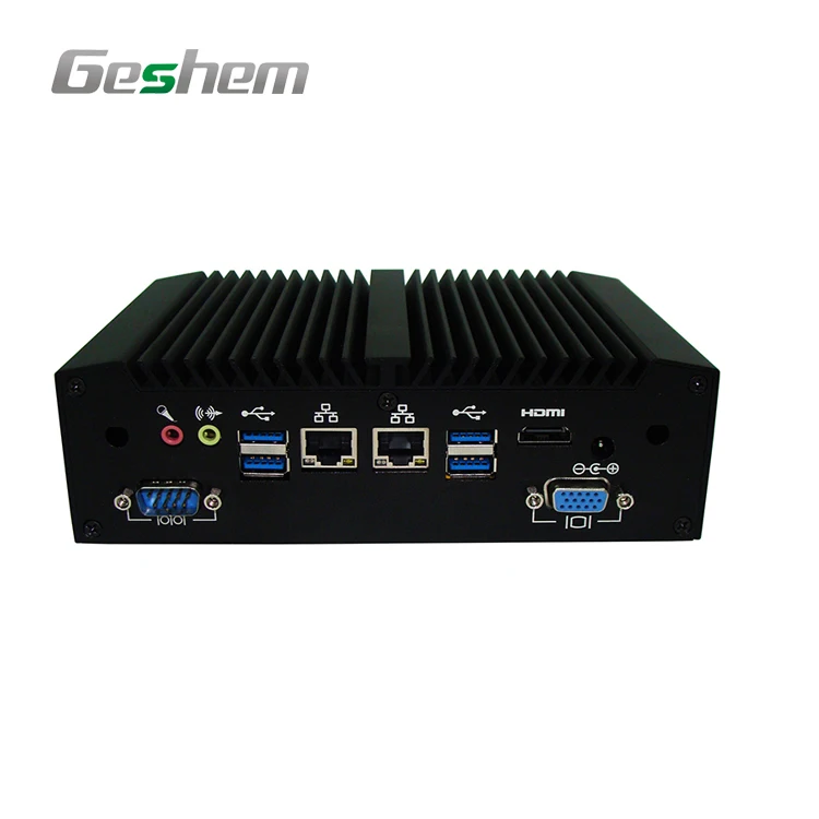 Промышленный компьютер N2600 2 ethernet Mini PC Ubuntu